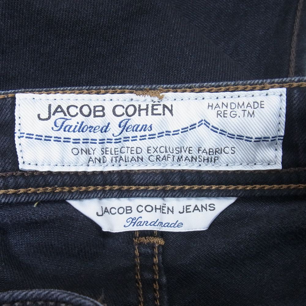 JACOB COHEN ヤコブコーエン ボタンフライ ブラック デニム パンツ ブラック系 31【中古】
