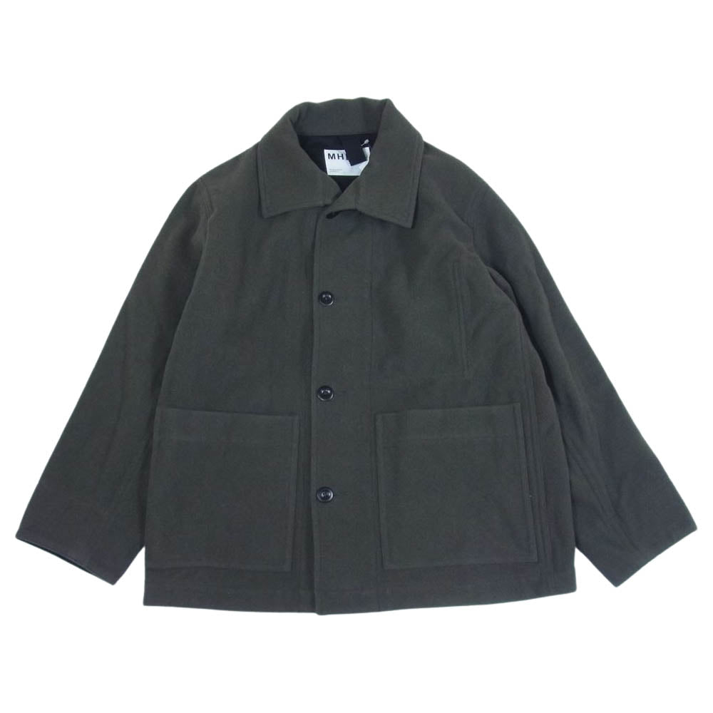 MARGARET HOWELL マーガレットハウエル 596-1225504 MHL FELTED SHETLAND WOOL ウール ジャケット チャコール系 M【中古】