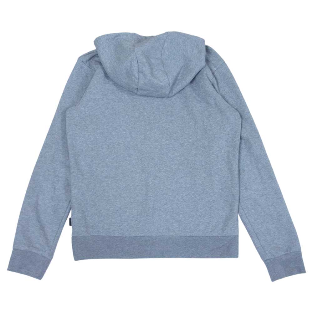 patagonia パタゴニア オーガニック コットン ジップ アップ スウェット パーカー 胸ロゴ グレー系 S【中古】