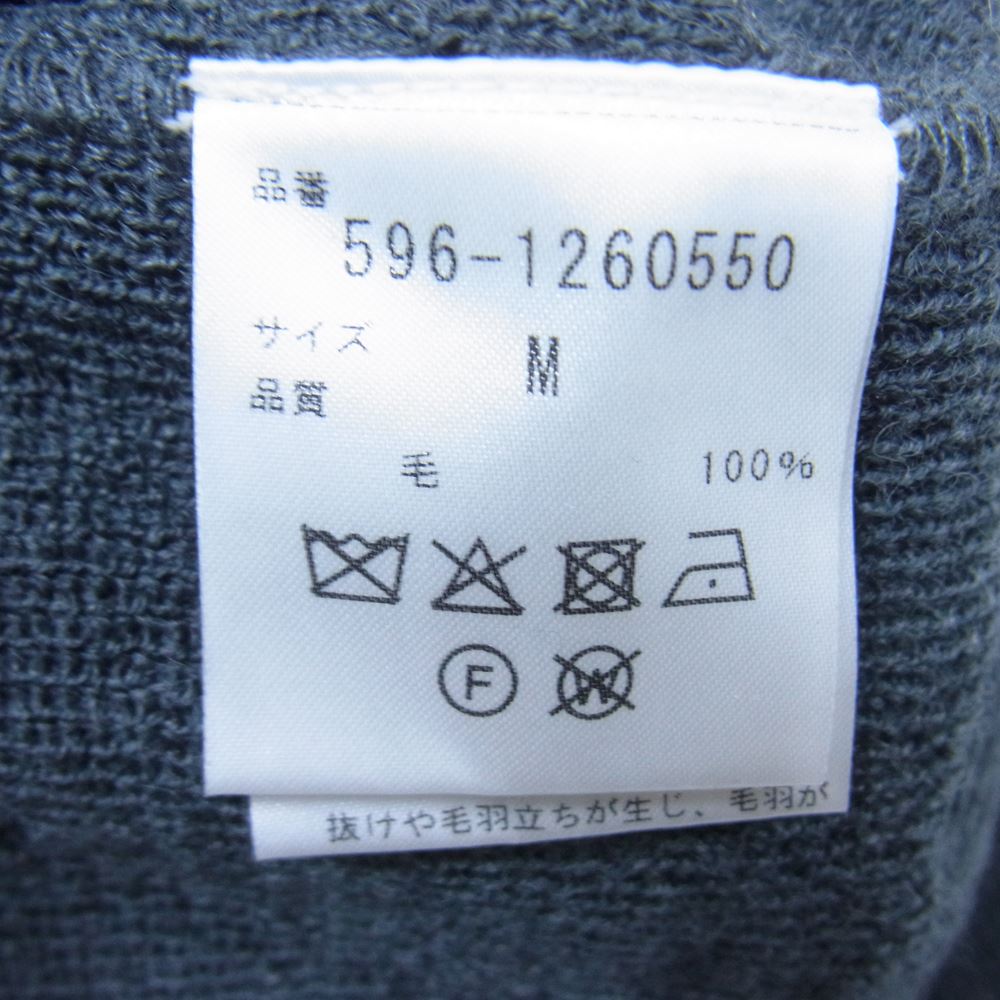 MARGARET HOWELL マーガレットハウエル 596-1260550 MHL ハイネック ニット セーター チャコール系 M【中古】