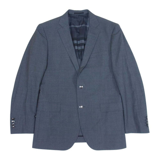 BURBERRY LONDON バーバリー ロンドン ノバチェック テーラード ジャケット グレー系 40【中古】
