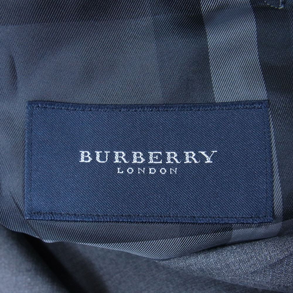 BURBERRY LONDON バーバリー ロンドン ノバチェック テーラード ジャケット グレー系 40【中古】