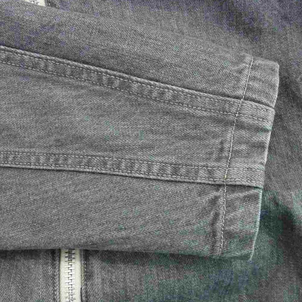 LOST CONTROL ロストコントロール L18S1-4023 FADED DENIM PARKERフーデット デニム パーカー ジャケット グレー系 3【中古】