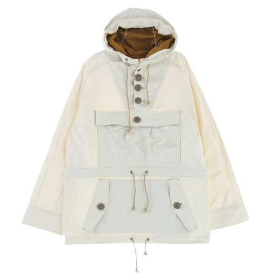 LOST CONTROL ロストコントロール L18S1-4024 OX MOCK PARKER モック パーカーアノラック プルオーバー  オフホワイト系 2【中古】