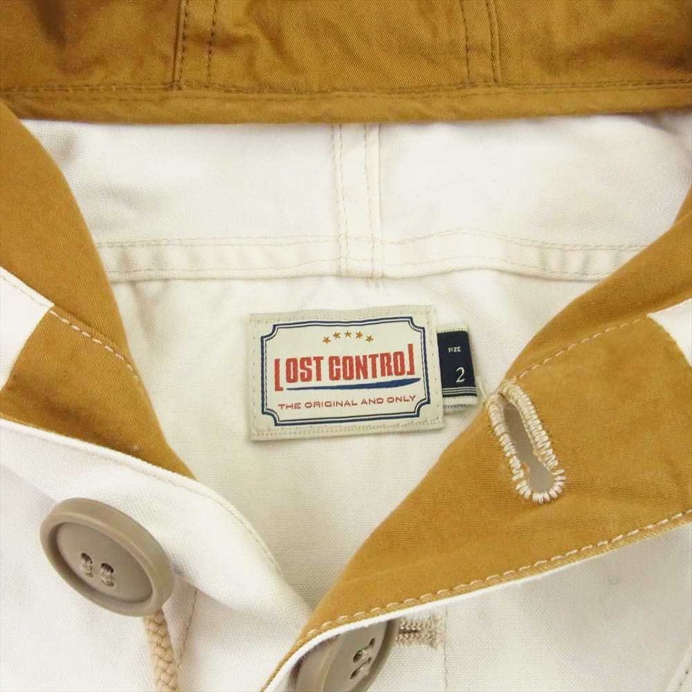 LOST CONTROL ロストコントロール L18S1-4024 OX MOCK PARKER モック パーカーアノラック プルオーバー  オフホワイト系 2【中古】