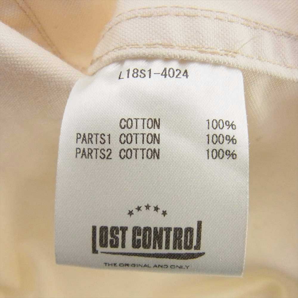 LOST CONTROL ロストコントロール L18S1-4024 OX MOCK PARKER モック パーカーアノラック プルオーバー  オフホワイト系 2【中古】