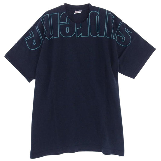Supreme シュプリーム 22AW  Upside Down Tee Tシャツ ネイビー  ネイビー系 M【中古】