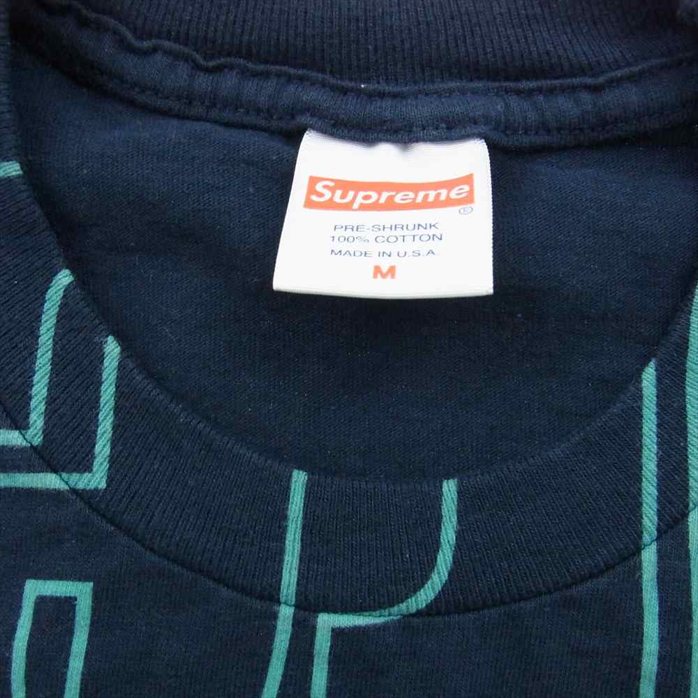 Supreme シュプリーム 22AW  Upside Down Tee Tシャツ ネイビー  ネイビー系 M【中古】