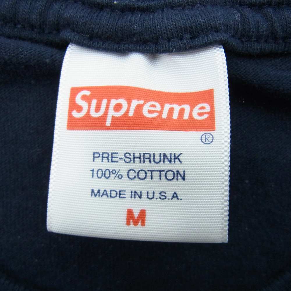 Supreme シュプリーム 22AW  Upside Down Tee Tシャツ ネイビー  ネイビー系 M【中古】