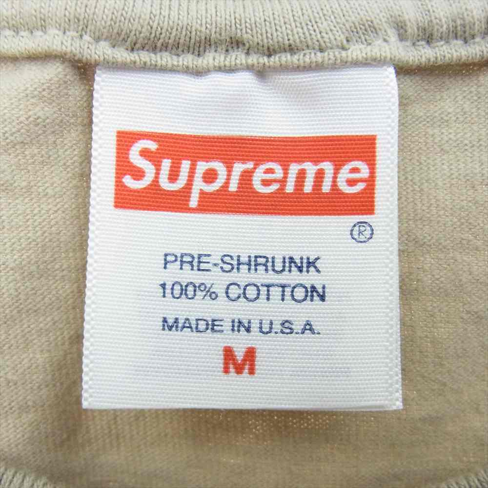 Supreme シュプリーム 22AW  Upside Down Tee Tシャツ ベージュ ベージュ系 M【中古】