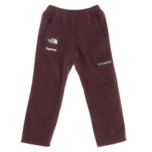 Supreme シュプリーム 22AW NB52209I The North Face Steep Tech Fleece Pant ノースフェイス スティープテック フリースロング パンツ ブラウン系 S【極上美品】【中古】