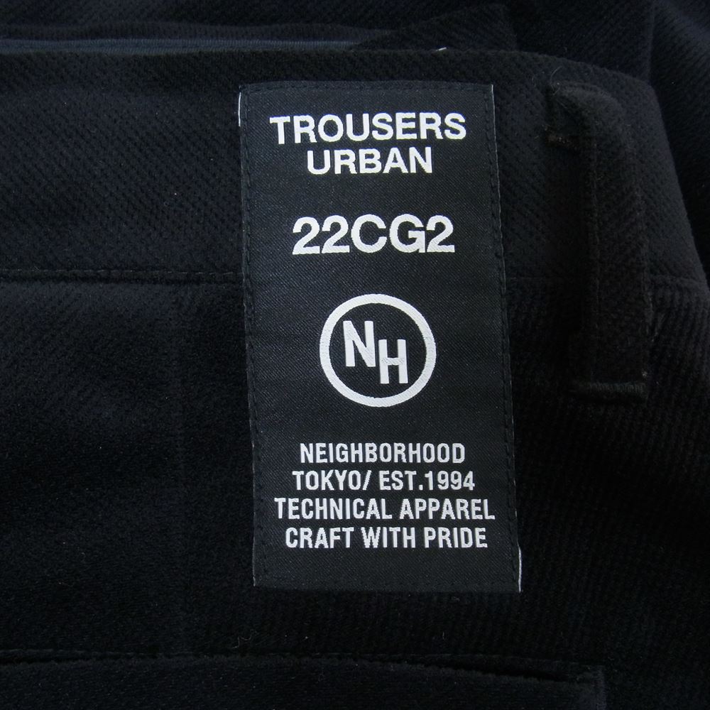 NEIGHBORHOOD ネイバーフッド 22AW 222AQNH-PTM03 TWO TUCK PT . PE スラックス カジュアル パンツ ブラック系 M【中古】