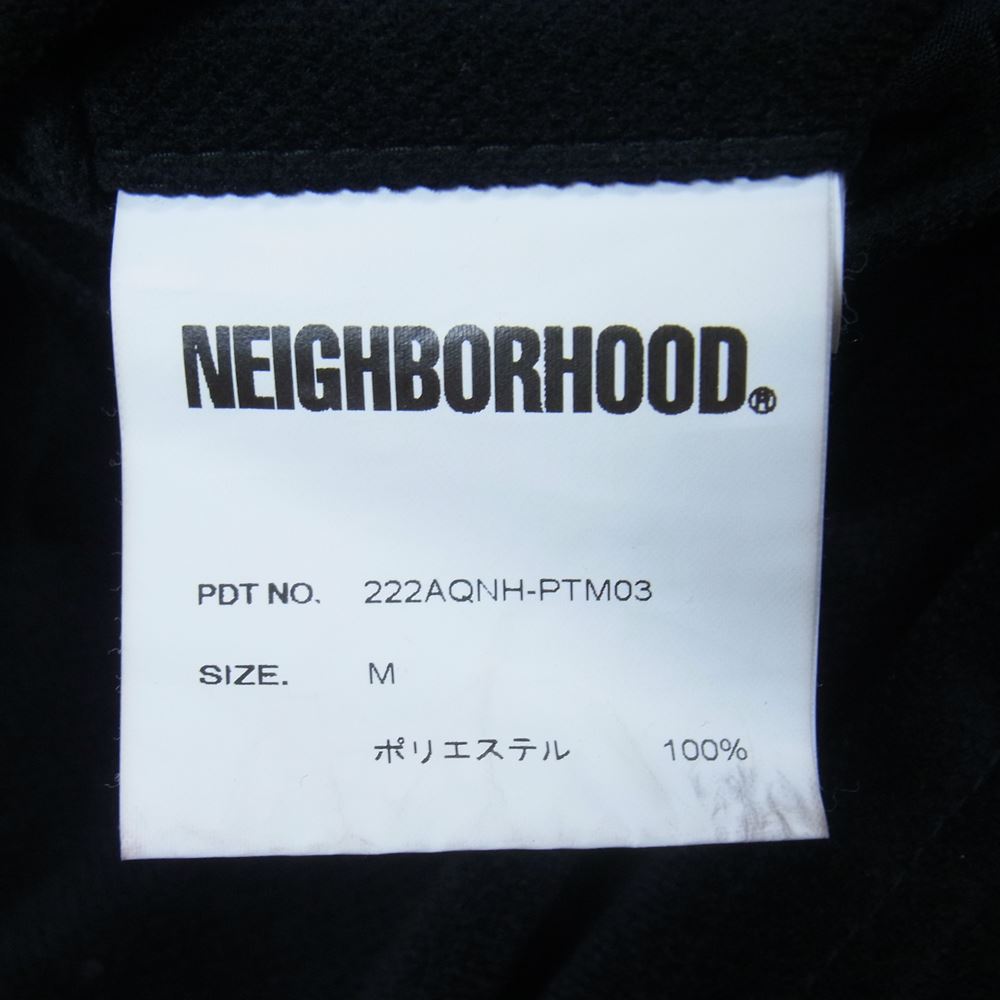 NEIGHBORHOOD ネイバーフッド 22AW 222AQNH-PTM03 TWO TUCK PT . PE スラックス カジュアル パンツ ブラック系 M【中古】