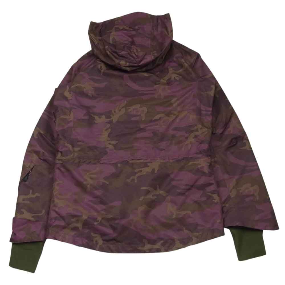 Columbia コロンビア 213 PM3060 OMNI-TECH 迷彩 カモフラ スノボ スノーボード ウエア ジャケット パープル系 カーキ系 XS【中古】