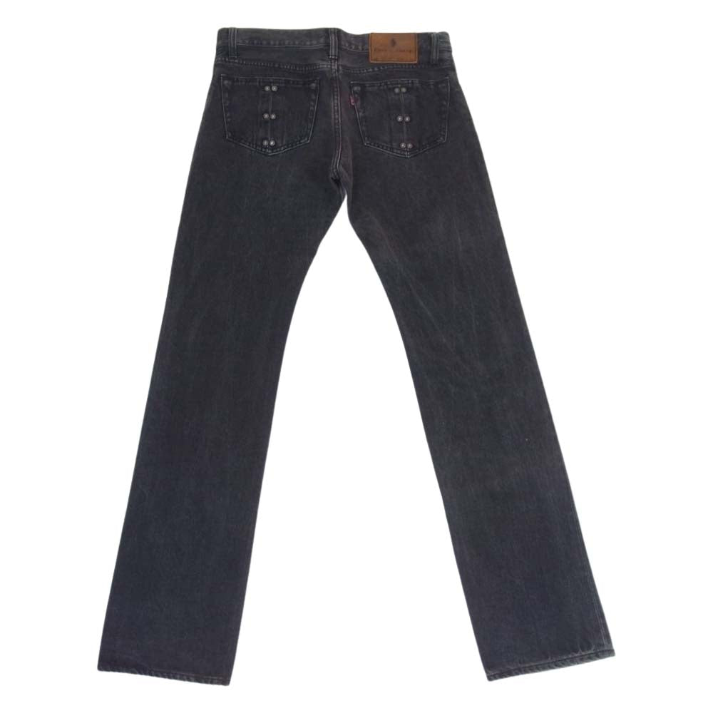 Celt&Cobra ケルト&コブラ 2AP-06 バック ポケット リベット ブラック デニム パンツ グレー系【中古】