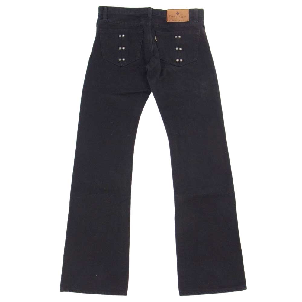 Celt&Cobra ケルト&コブラ 2AP-09 バック ポケット リベット ブラック デニム パンツ ブラック系 W29 L32【中古】