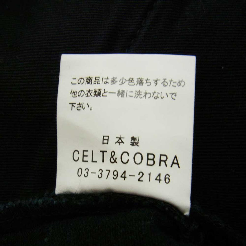Celt&Cobra ケルト&コブラ 2AP-09 バック ポケット リベット ブラック デニム パンツ ブラック系 W29 L32【中古】