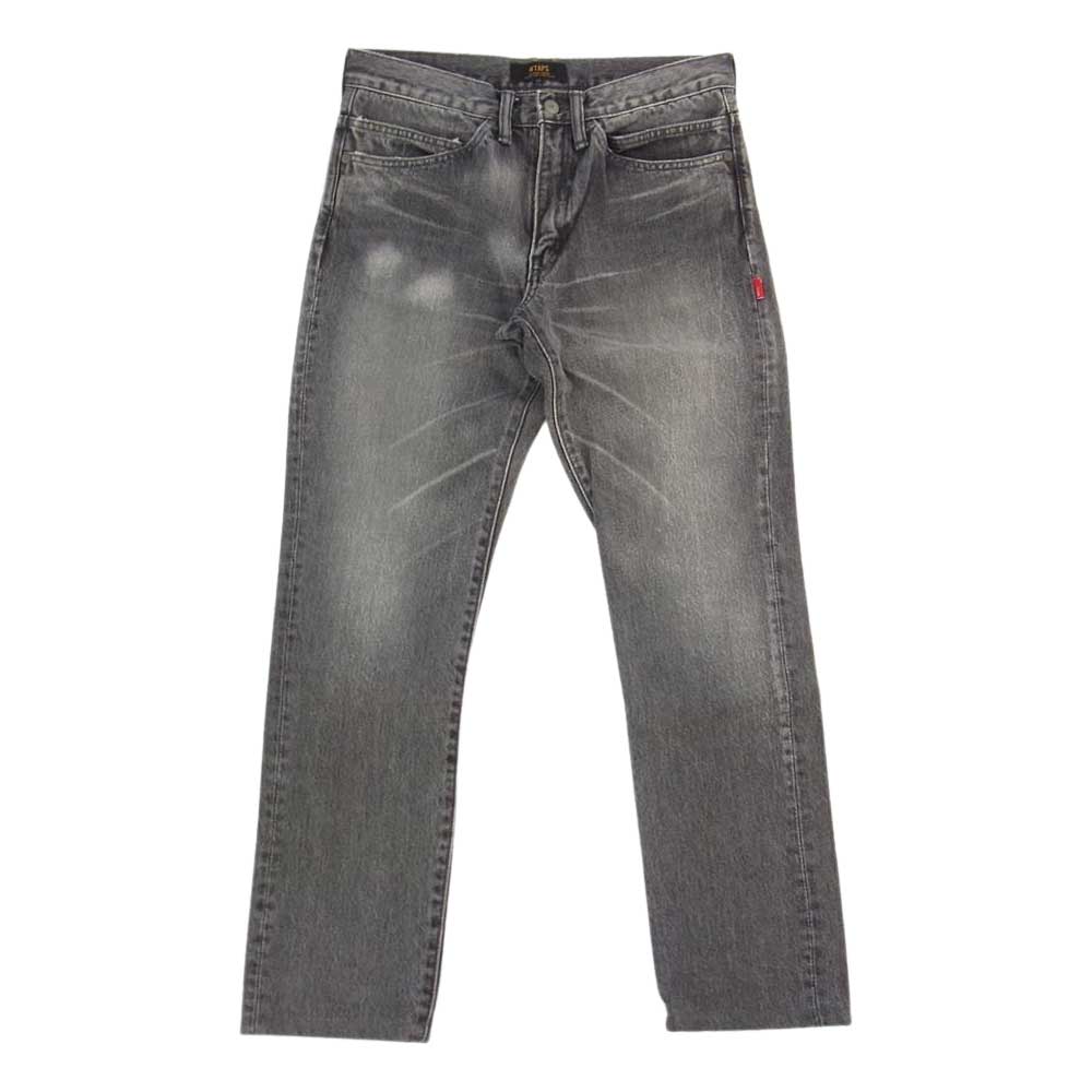 WTAPS ダブルタップス 16SS 161GWDT-PTM01 BLUES VERY SKINNY COLORWAY TRASH ブラック デニム パンツ グレー系 M【中古】