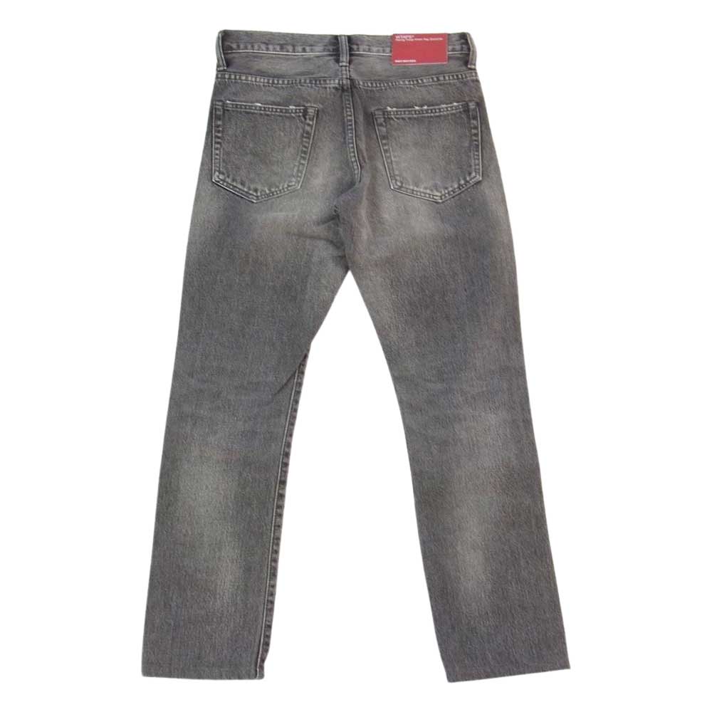 WTAPS ダブルタップス 16SS 161GWDT-PTM01 BLUES VERY SKINNY COLORWAY TRASH ブラック デニム パンツ グレー系 M【中古】