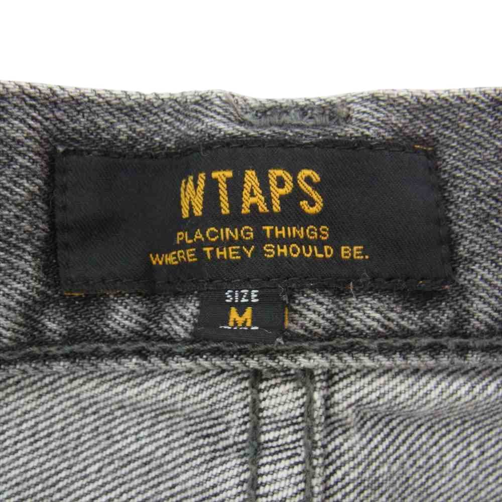 WTAPS ダブルタップス 16SS 161GWDT-PTM01 BLUES VERY SKINNY COLORWAY TRASH ブラック デニム パンツ グレー系 M【中古】