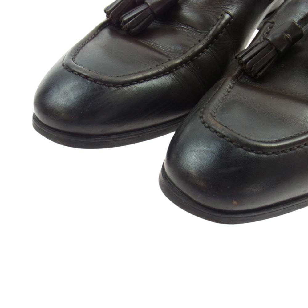 Santoni サントーニ タッセル ローファー ダークブラウン系 5 1/2【中古】