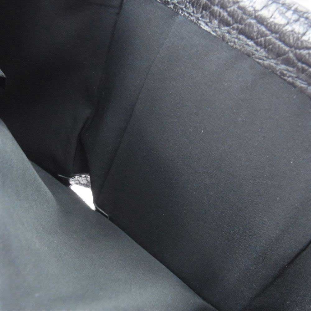 MAISON MARGIELA メゾンマルジェラ S56UI0136 P0399 レザー ミニ ウォレット 3つ折り 財布 ブラック系【中古】