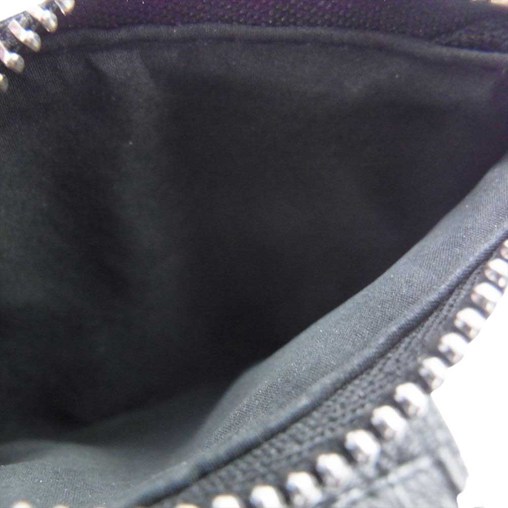MAISON MARGIELA メゾンマルジェラ S56UI0136 P0399 レザー ミニ ウォレット 3つ折り 財布 ブラック系【中古】