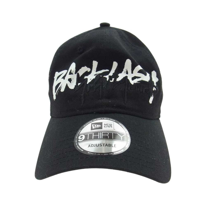 Yohji Yamamoto ヨウジヤマモト × BACK LUSH バックラッシュ x NEW ERA ニューエラ ロゴ キャップ ブラック系【中古】
