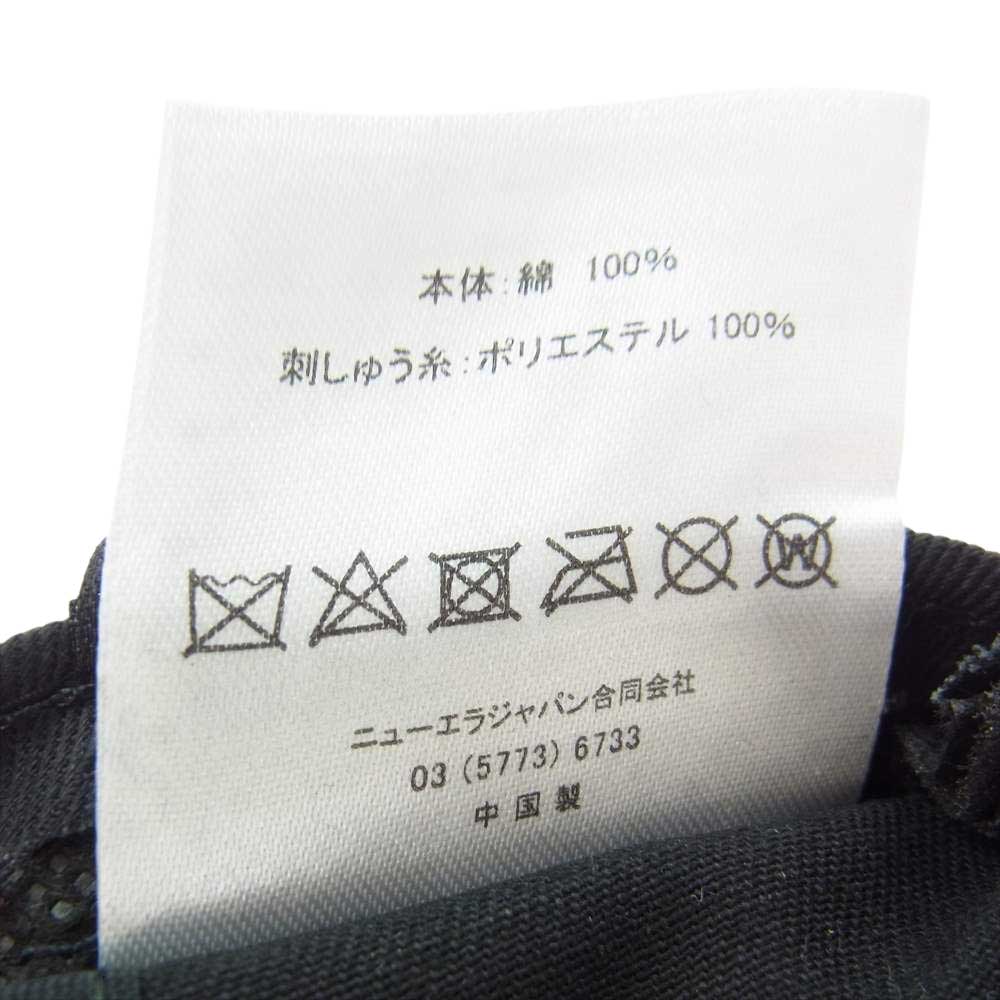 Yohji Yamamoto ヨウジヤマモト × BACK LUSH バックラッシュ x NEW ERA ニューエラ ロゴ キャップ ブラック系【中古】