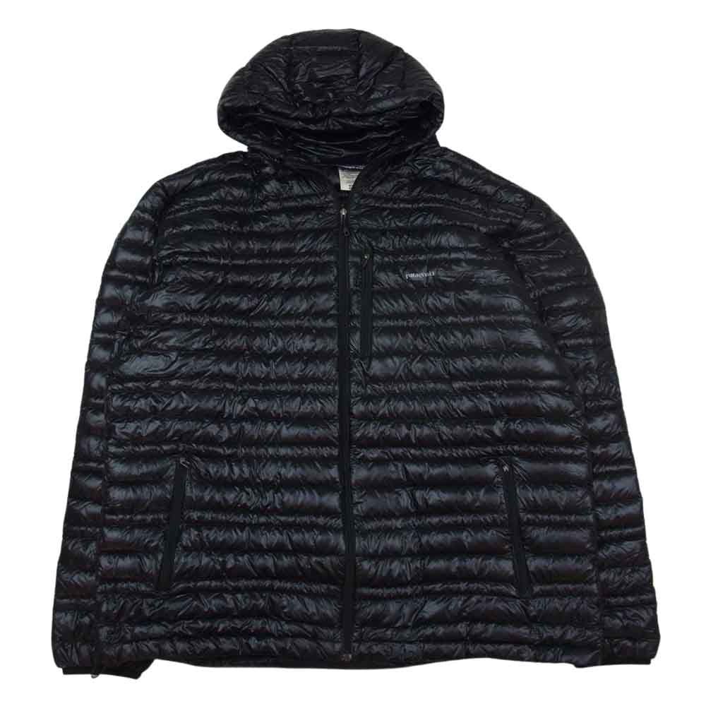 patagonia パタゴニア 12SS 84765 12年製 ULTRALIGHT DOWN HOODY　ウルトラライト ダウン フーディー ジャケット ブラック系 XXL【中古】