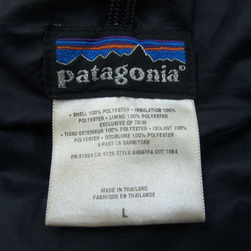 patagonia パタゴニア 84097FA DAS PARKA ダスパーカー ジャケット 中綿 ブラック系 L【中古】