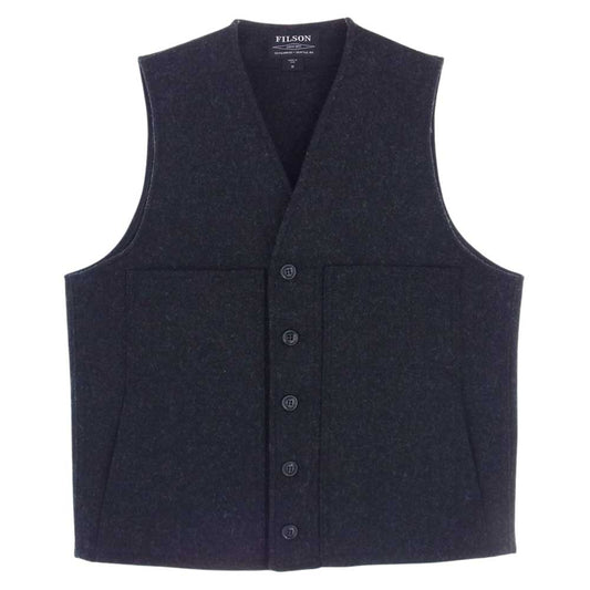 FILSON フィルソン USA製 ウール ベスト ブラック系 M【中古】