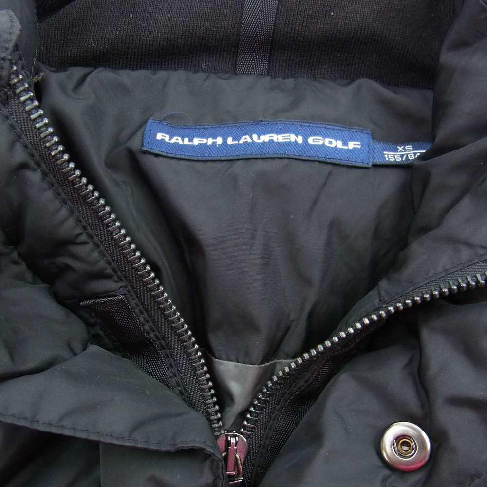 RALPH LAUREN ラルフローレン フード取り換え式 ダウン ジャケット ブラック系 XS【中古】