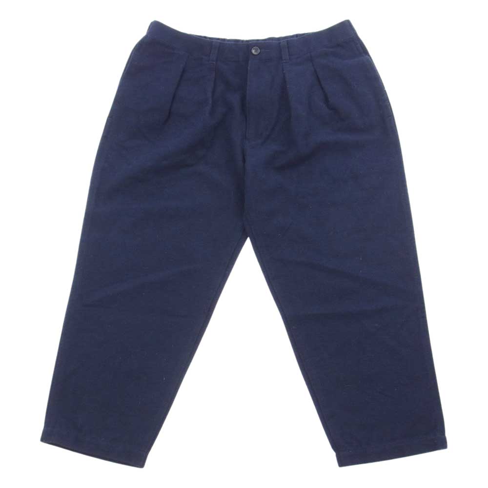 tricot COMME des GARCONS トリココムデギャルソン AD2016 TR-P019 ウール クロップド テーパード パンツ ネイビー系 M【中古】