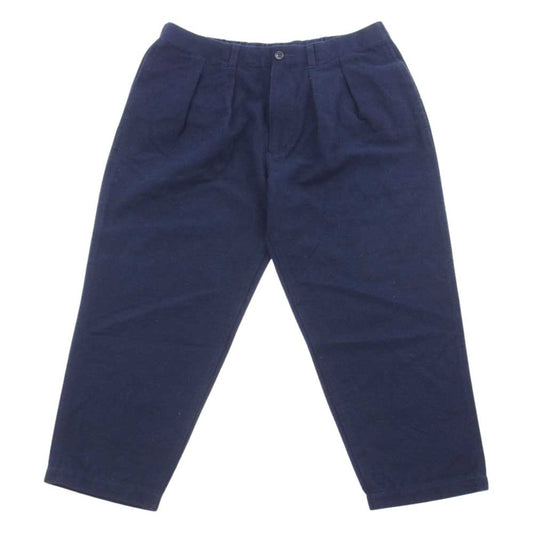 tricot COMME des GARCONS トリココムデギャルソン AD2016 TR-P019 ウール クロップド テーパード パンツ ネイビー系 M【中古】