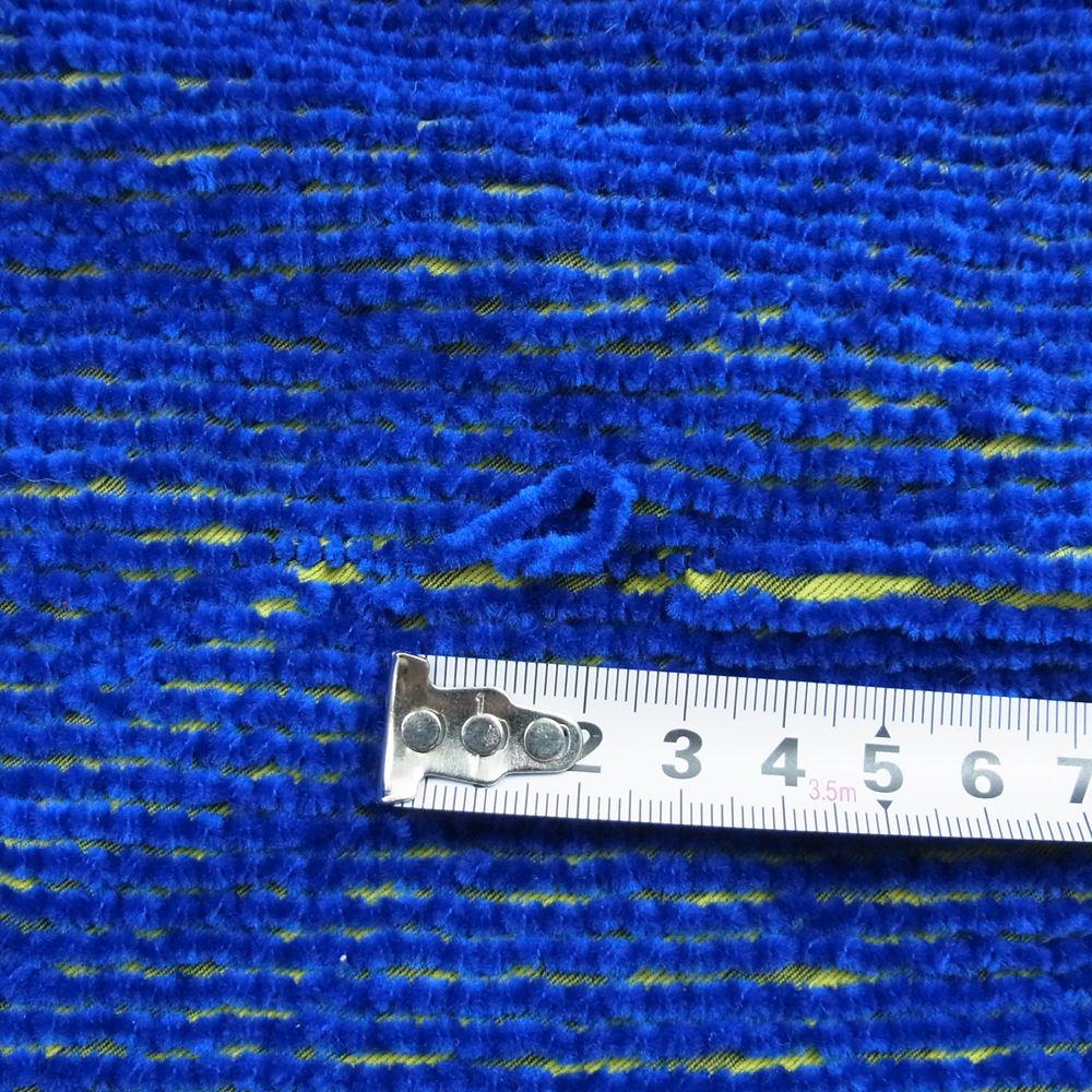 ISSEY MIYAKE イッセイミヤケ IM64FH500  ハイネック ボーダー 切替 ワンピース ブルー系 イエロー系 3【中古】