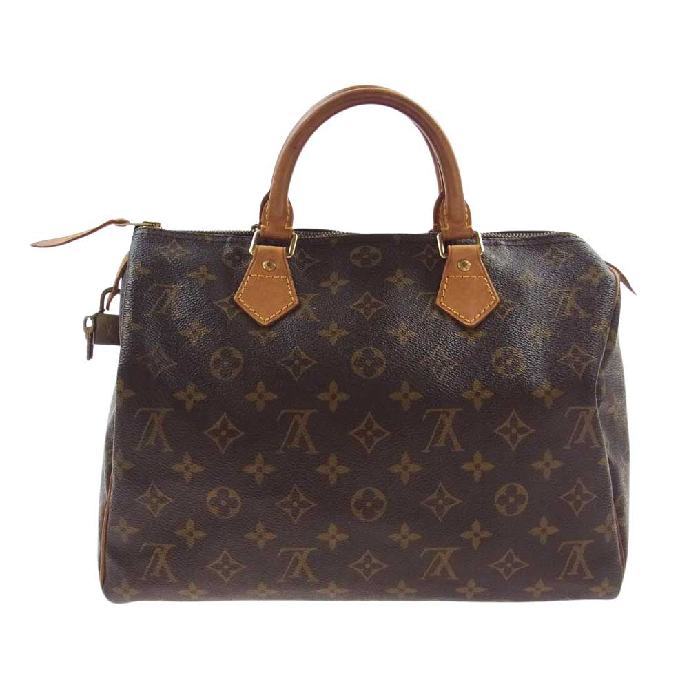 LOUIS VUITTON ルイ・ヴィトン M41526 モノグラム スピーディ30 カデナ ボストンバッグ ハンドバッグ ブラウン系【中古】