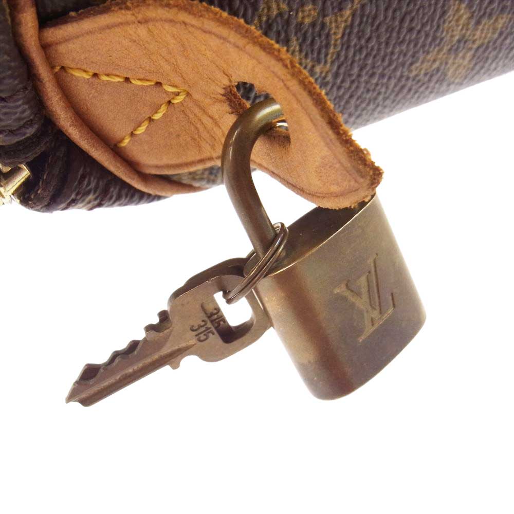 LOUIS VUITTON ルイ・ヴィトン M41526 モノグラム スピーディ30 カデナ ボストンバッグ ハンドバッグ ブラウン系【中古】