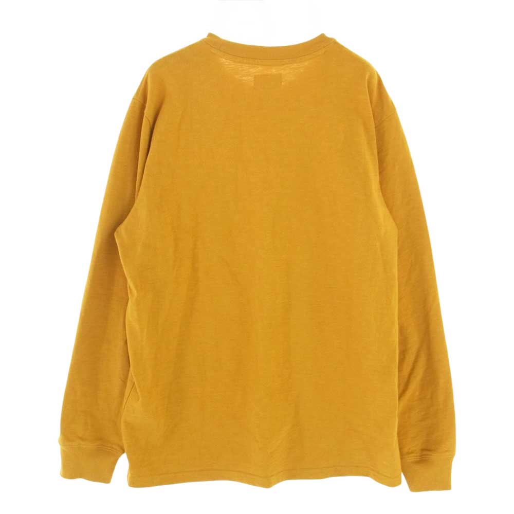 Supreme シュプリーム Pocket L/S TEE 長袖 Tシャツ カットソー  イエロー系 M【中古】