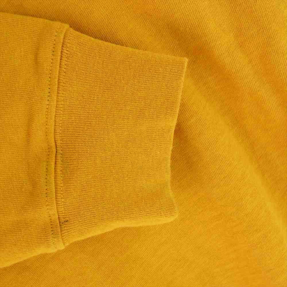 Supreme シュプリーム Pocket L/S TEE 長袖 Tシャツ カットソー  イエロー系 M【中古】