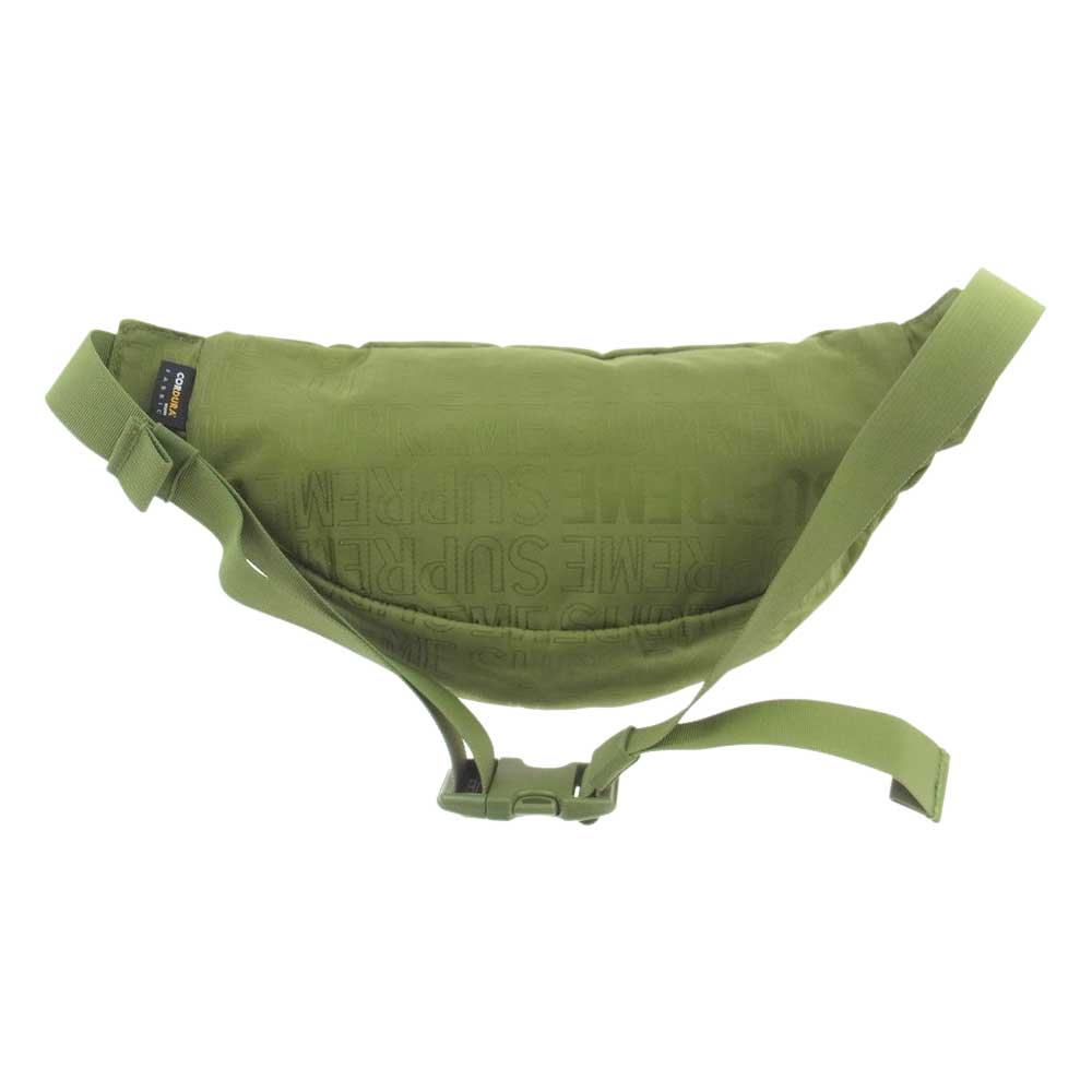 Supreme シュプリーム 19SS Waist Bag ボックスロゴ ナイロン ウエスト バッグ モスグリーン系【中古】