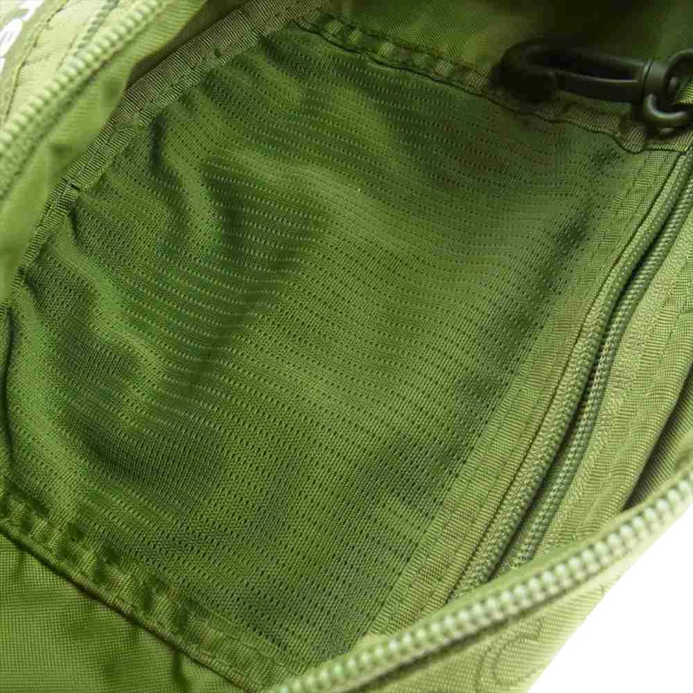 Supreme シュプリーム 19SS Waist Bag ボックスロゴ ナイロン ウエスト バッグ モスグリーン系【中古】