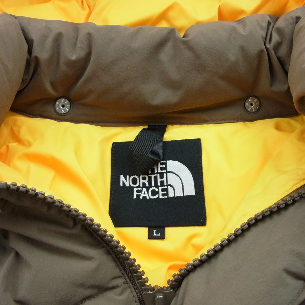 THE NORTH FACE ノースフェイス ND91401 CAMP SIERRA SHORT キャンプ シエラ ショート ダウン ジャケット ライトブラウン系 イエロー系 L【中古】