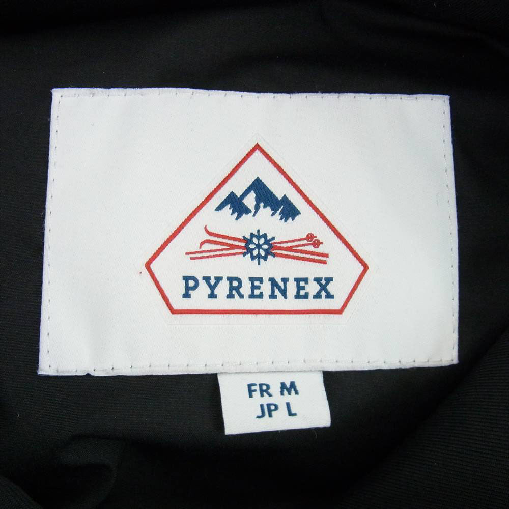 Pyrenex ピレネックス HMO072 EDIFICE 別注 Pyrenex BLOW ダウン ジャケット コート ブラック系 L【中古】