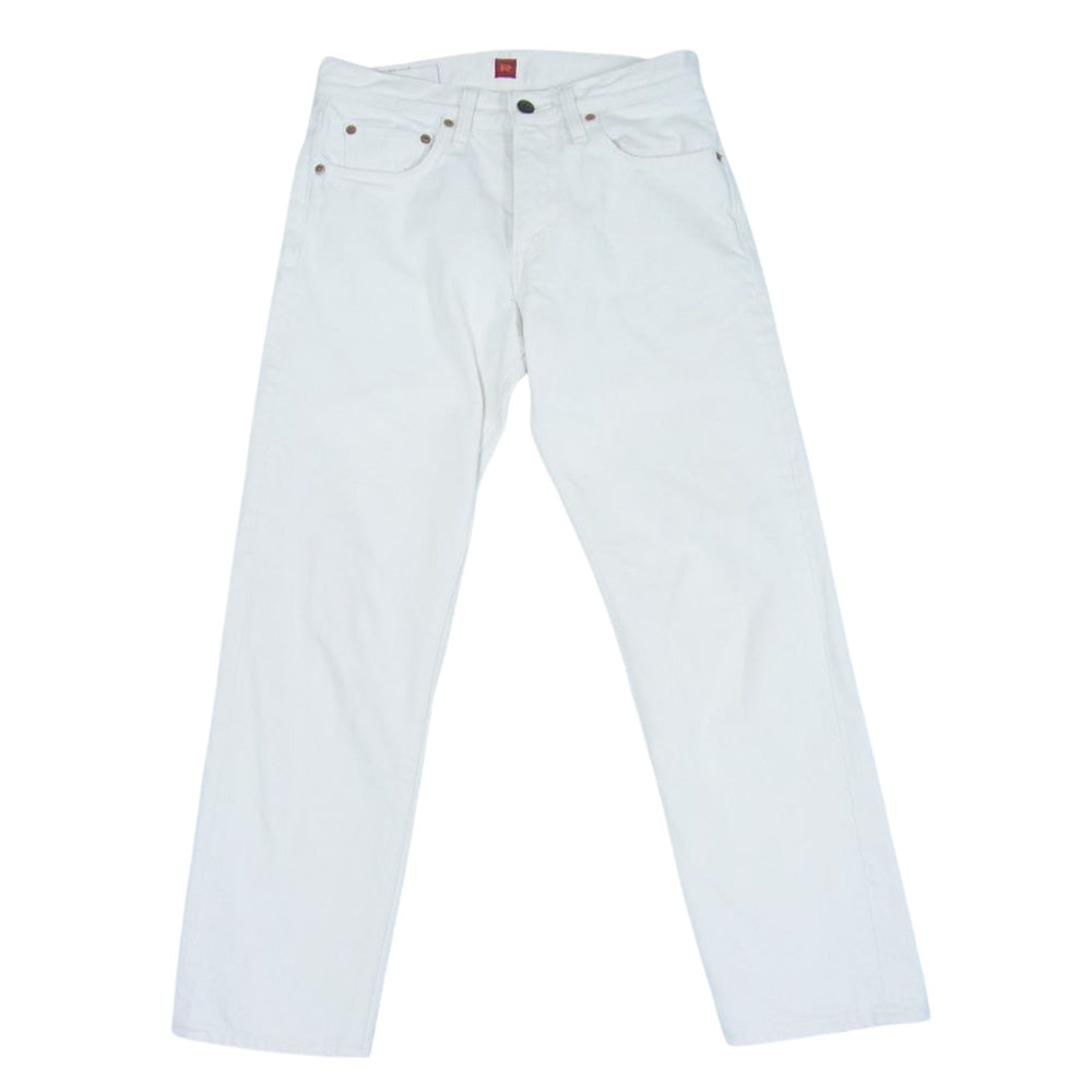 RESOLUTE リゾルト 712 ジップフライ 5ポケット 10th 10周年 ストレート デニムパンツ ジーンズ ホワイト系 28【中古】