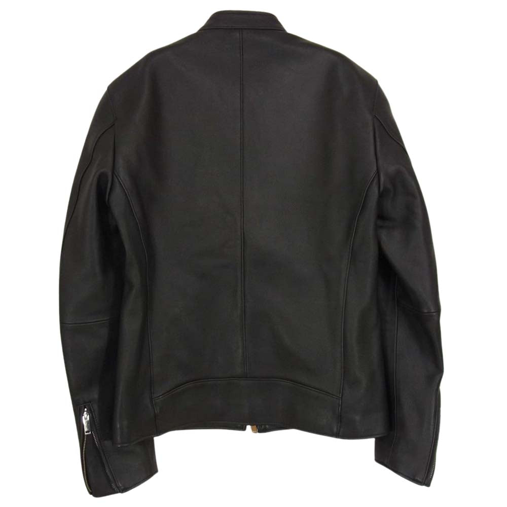 STUDIOUS ステュディオス 100550001 シープ レザー シングル ライダースジャケット ブラック系 1【中古】
