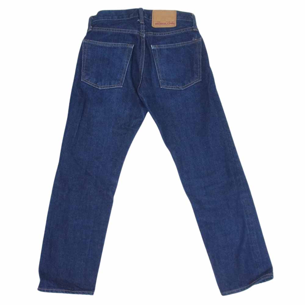 RESOLUTE リゾルト 712 ジップフライ 5ポケット ストレート デニムパンツ ジーンズ インディゴブルー系 28【中古】
