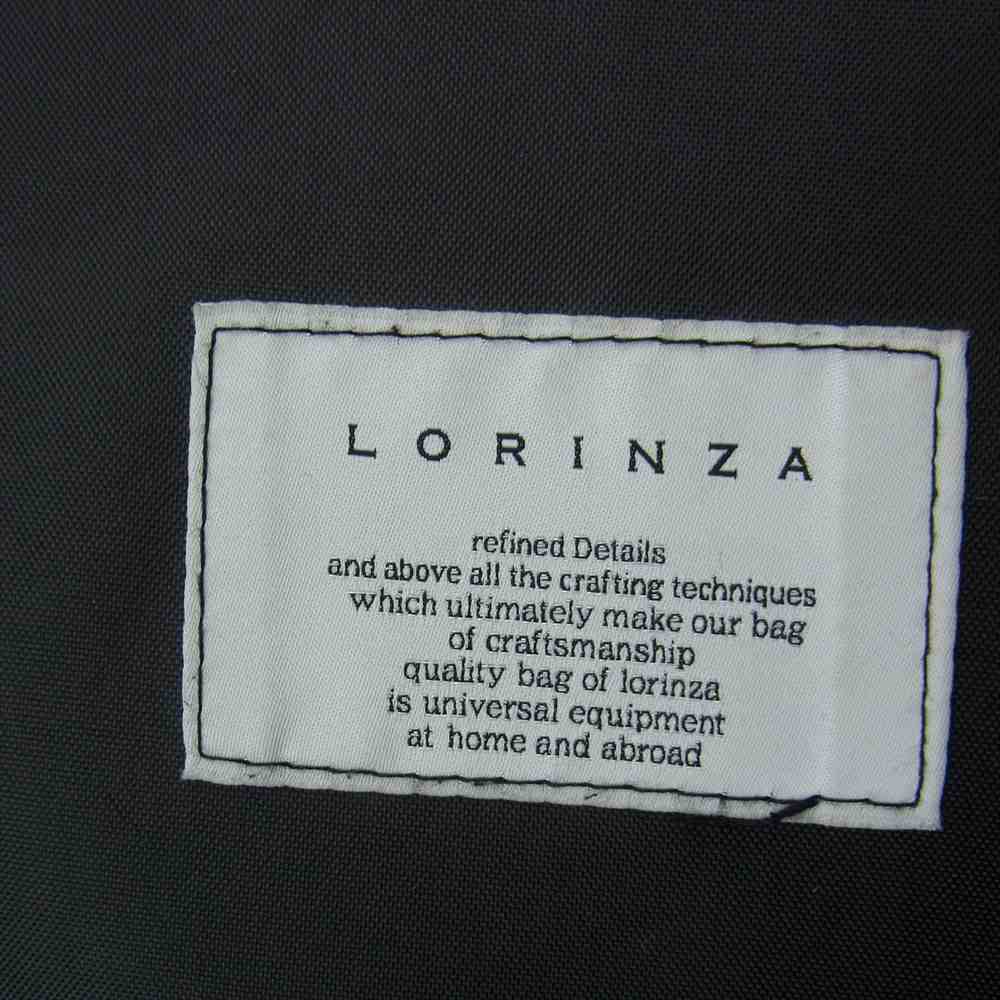 LORINZA ロリンザ DOUBLE STRAP BACKPACK Wストラップ ダブルストラップ バックパック リュック ブラック系【中古】