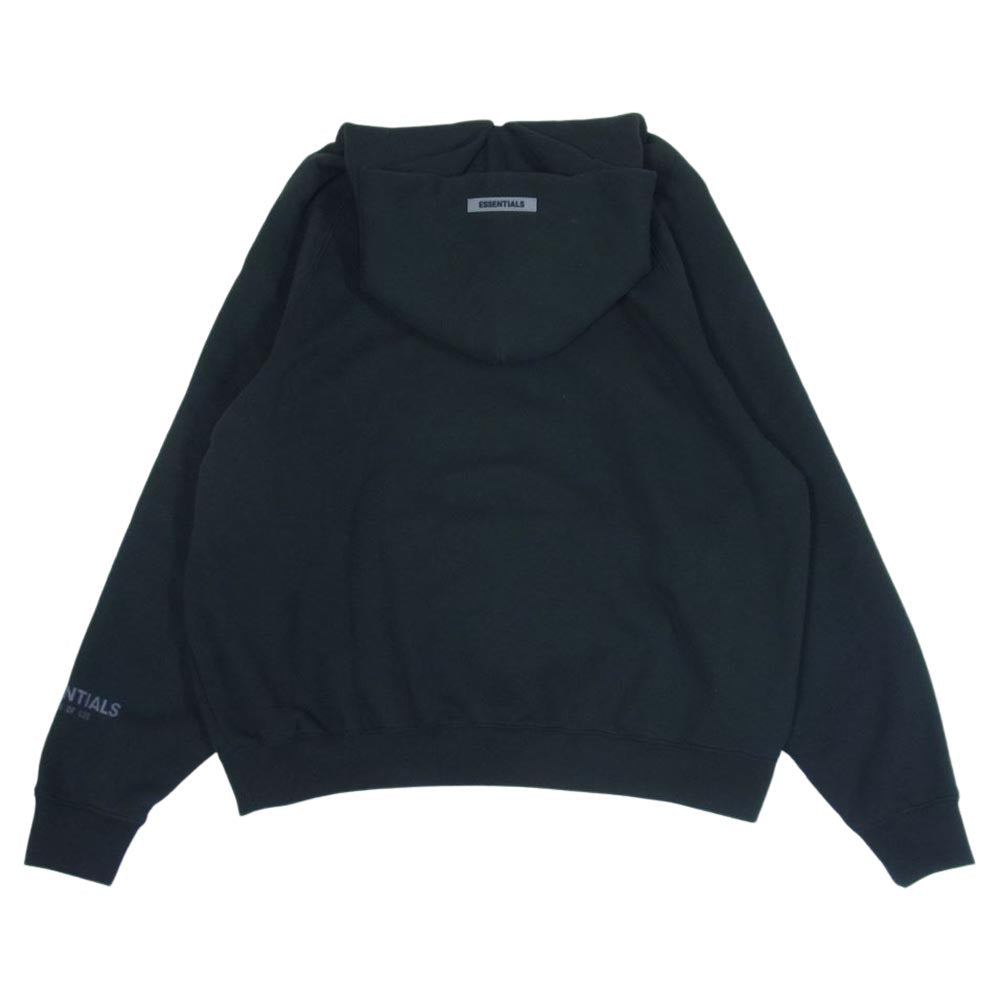 FEAR OF GOD フィアオブゴッド ESSENTIALS エッセンシャルズ フロントロゴ プルオーバ― パーカー フーディ ブラック系 M【中古】