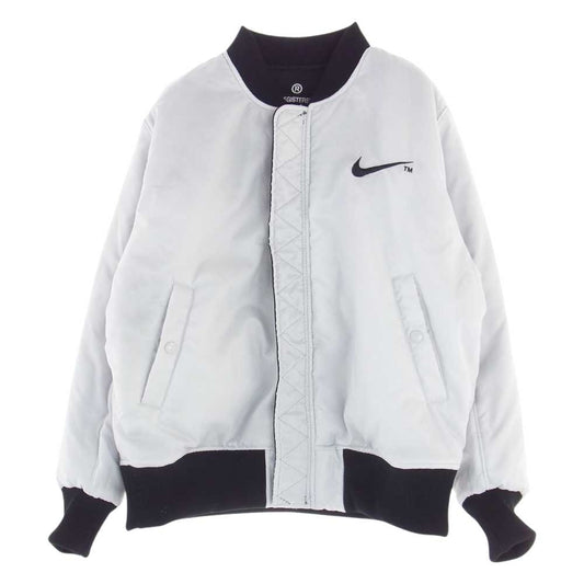 NIKE ナイキ DD6056-010 AS M NSW SYNFL SWOOSH BOMBER ロゴ スウッシュ リバーシブル ボンバー ジャケット オフホワイト系 XL【中古】